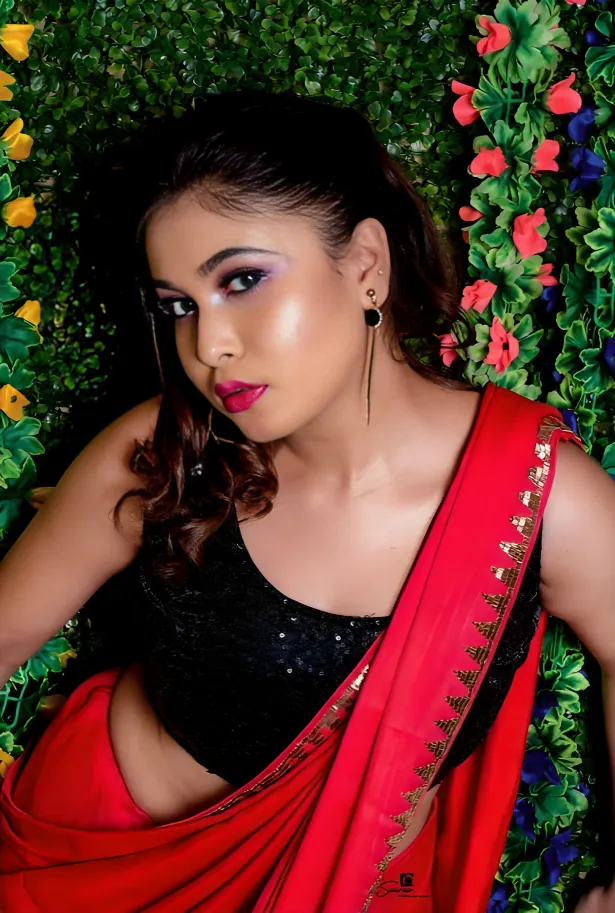Sexy Bengali Influencer Sarmishtha Sarkar Stripping Naked Teasing Her And Rubbing Wet Pussy