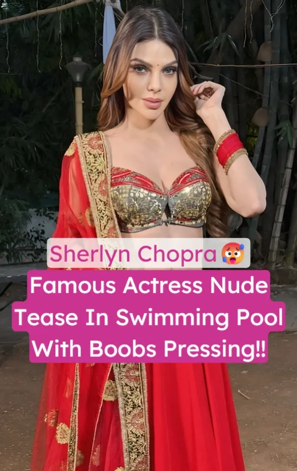 Famous Sherlyn Chopra Leaked Video Teasing Full Nude In Pool With Hard Boobs Pressing