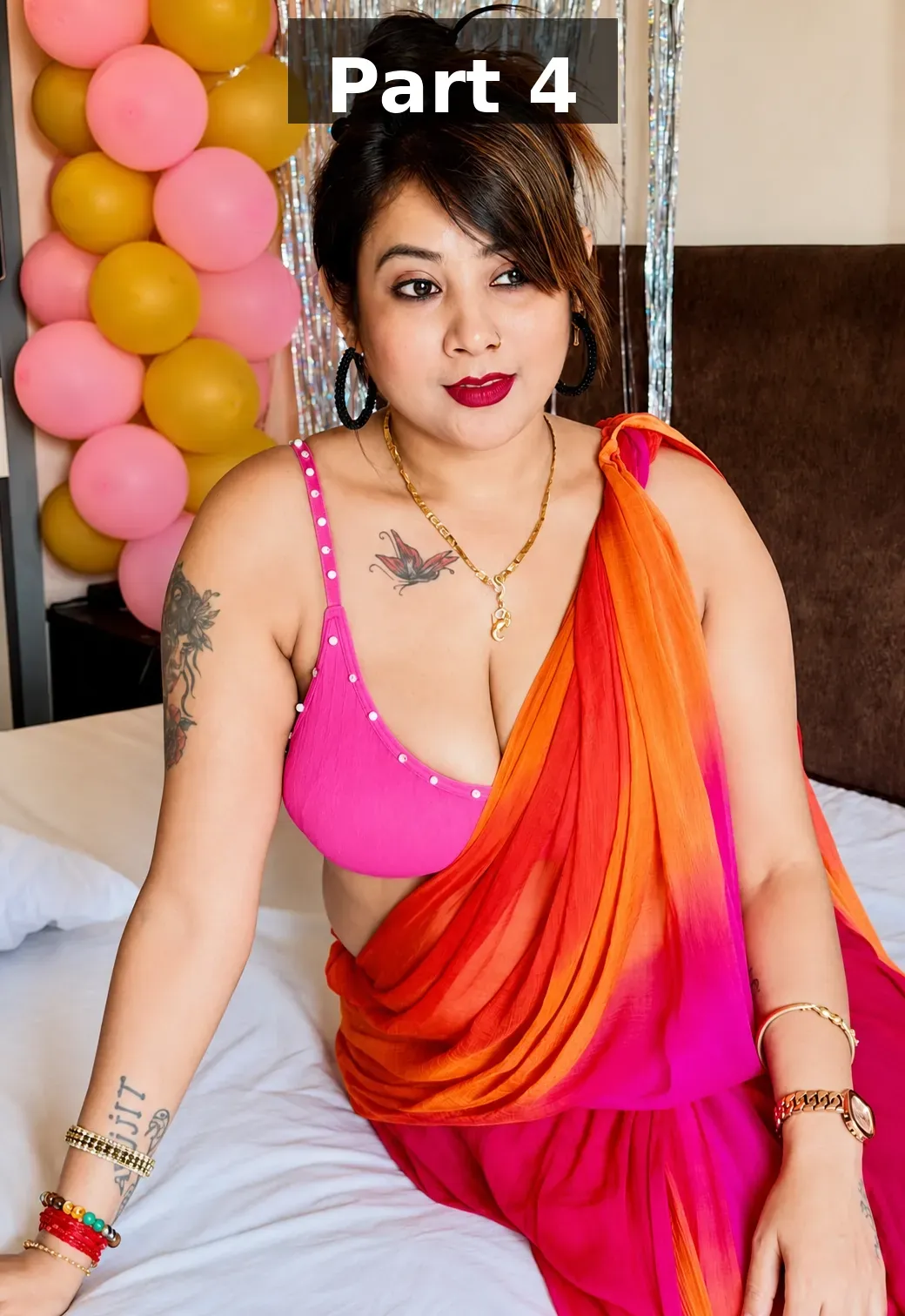 Famous Milf Insta Model Susmita Malik Gets Her Big Boobs Pressed and Fucked Hard Exclusive Sextape – Part 4